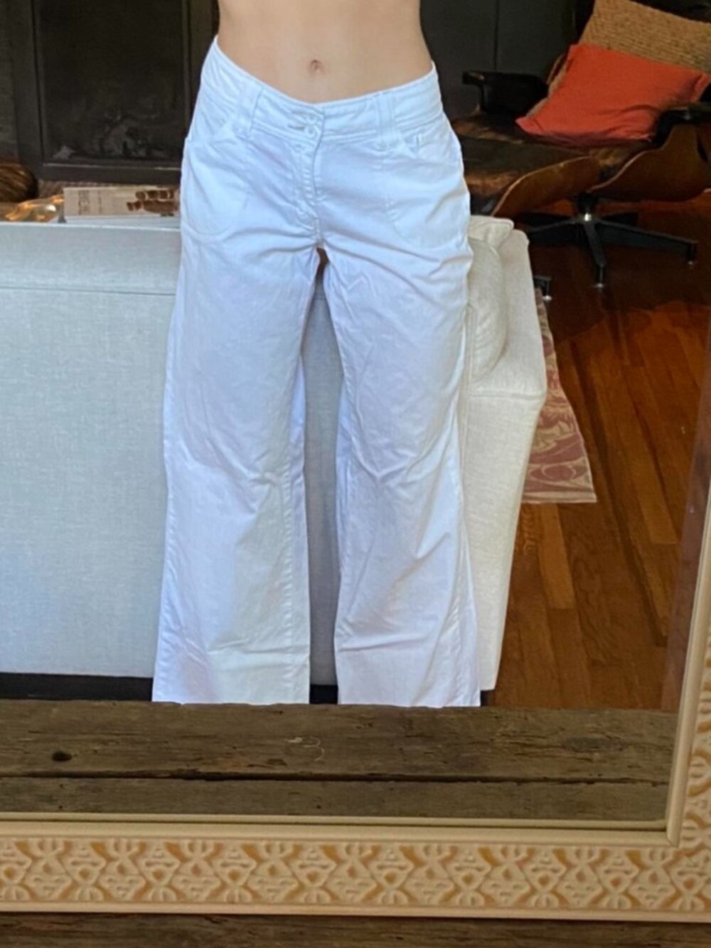 Levi's Women's White Trousers